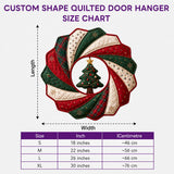 SNOWMAN FROSTY WISHES | QUILTED DOOR HANGER