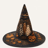Handmade Quilted Witch Hat – Haunted Pumpkins for Halloween