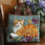 HANDCRAFTED BAG "GINGER CAT"