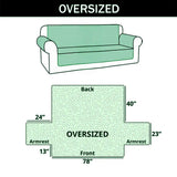 Forest Glow Quilted Sofa Cover GFTOQA509