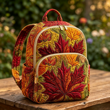 Padded Rucksack - Maple Leaves