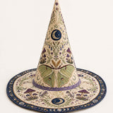 BOTANICAL FANTASY IN COTTAGE STYLE | HANDMADE QUILTED WITCH HAT