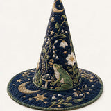 Handmade Quilted Witch Hat – Enchanted Moon Garden