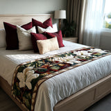 BED RUNNER - MAGNOLIA MEMORIES | QUILTED TABLE RUNNER