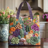 HANDCRAFTED BAG "SUCCULENT GARDEN"