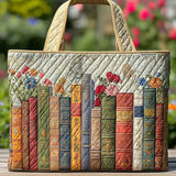 HANDCRAFTED QUILTED BAG "LIBRARY OF CHARMS"