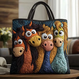 HANDCRAFTED TOTE BAG "LUDIWNE PONEYS"
