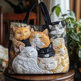 SLEEPING CATS | HANDCRAFTED QUILTED BAG