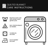 SANTA MEETS SAVIOR | HANDMADE QUILTED BLANKET