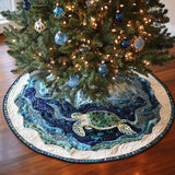 TURTLE CHRISTMAS | QUILTED CHRISTMAS TREE SKIRT