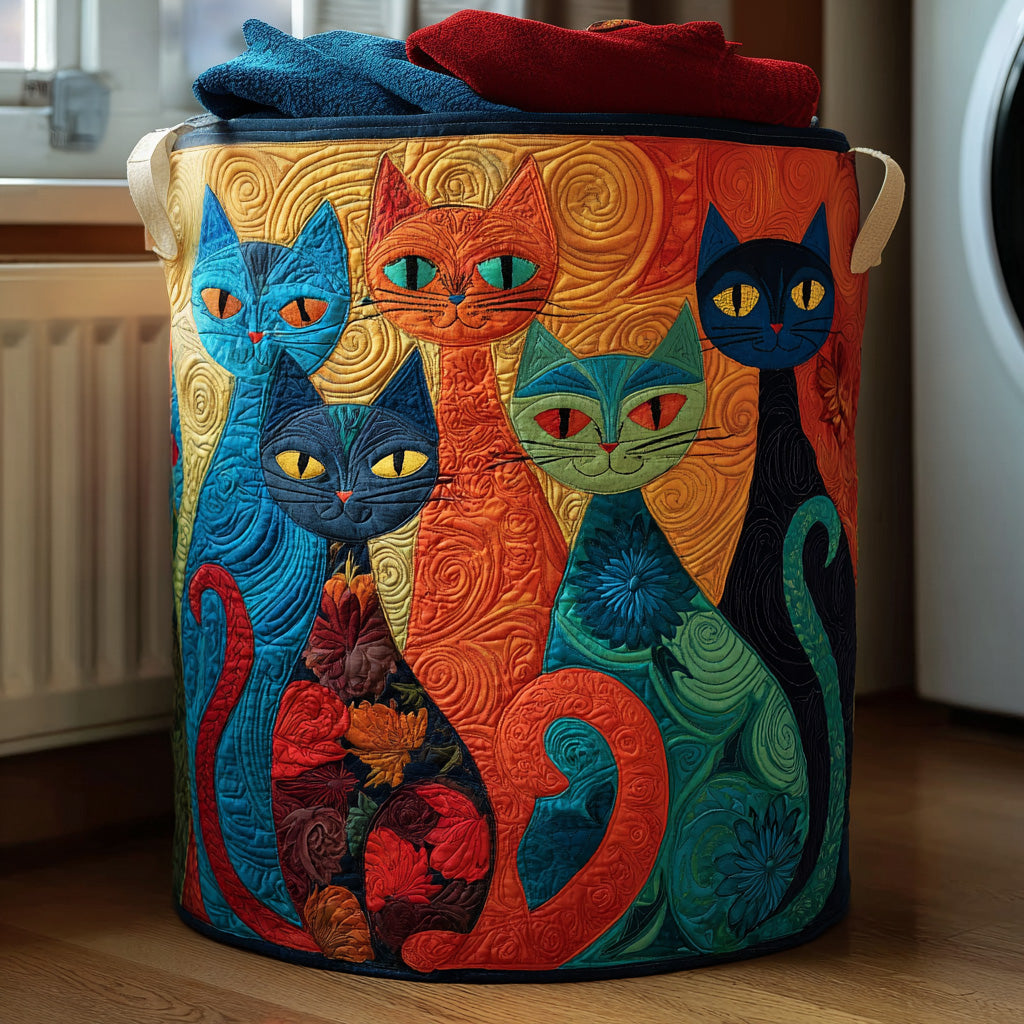 COSY SPELL | HANDMADE QUILTED LAUNDRY BASKET