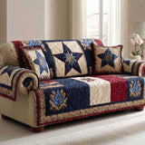 SOFA COVER IN AMERICAN STYLE | QUILTED SOFA COVER