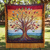 BLANKET SUNSET SPECTRUM | HANDMADE QUILTED BLANKET