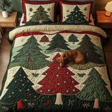 FOREST OF JOY | 3-PIECE QUILTED BED SET