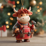 Santa Helper Christmas Mica Ornament GFSPQA157
