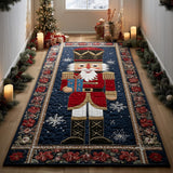 FESTIVE NUTCRACKER RUNNER RUG | QUILTED TABLE RUNNER
