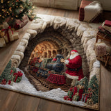 Christmas Santa Journey Area Rug GFTOHD12160