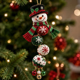 Snowman Bauble Christmas Christmas Mica Ornament GFTOHNL2570