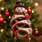 SNOWMAN CHRISTMAS | QUILTED CHRISTMAS ORNAMENT
