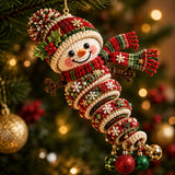 SNOWMAN CHRISTMAS | QUILTED CHRISTMAS ORNAMENT