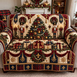Nutcracker Christmas Magic Quilted Sofa Cover GFTOHNL3939