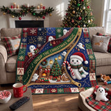 CHRISTMAS GHOST | HANDMADE QUILTED BLANKET