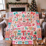 JINGLE MOOD | HANDMADE QUILTED BLANKET