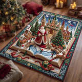 CHRISTMAS STORY AREA RUG | NON-SLIP QUILTED MAT