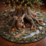 DEER HAVEN | QUILTED CHRISTMAS TREE SKIRT