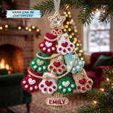 Personalized Stocking Christmas Mica Ornament QTCUZ GFTOMA13795