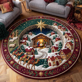 CHRISTMAS BETHLEHEM | QUILTED ROUND MAT