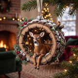 Deer Haven Christmas Mica Ornament GFTOMA14265