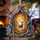 Deer Haven Christmas Mica Ornament GFTOMA14265
