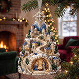 Nativity Village Christmas Mica Ornament GFTOMA14266