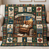 COZY READING | HANDMADE QUILTED BLANKET