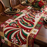 CANDY SWIRL TREE | QUILTED TABLE RUNNER