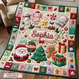 Personalized Squishy Quilted Blanket QTCUZ GFTOMA14822