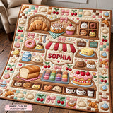 Personalized Squishy Quilted Blanket QTCUZ GFTOMA14824
