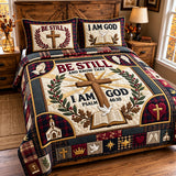 Be Still God 3-Piece Quilted Bedding Set GFTOMA15242