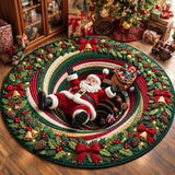 Christmas Portal Quilted Round Mat GFTOMA15378