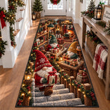 CHRISTMAS GNOME RUNNER RUG | QUILTED TABLE RUNNER