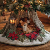 DEER HAVEN | QUILTED CHRISTMAS TREE SKIRT