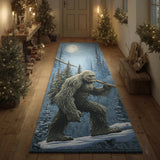 WINTER YETI RUNNER RUG | QUILTED TABLE RUNNER