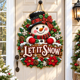 SNOWMAN FROZEN | QUILTED DOOR HANGER
