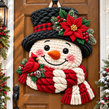 SNOWMAN FROSTY WISHES | QUILTED DOOR HANGER