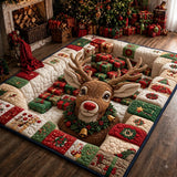 Reindeer Wonderland Area Rug GFTONPT208
