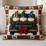 Christmas Gnomes Holiday Quilted Pillow Case GFTONPT513