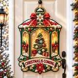 CHRISTMAS TREE WONDER | QUILTED DOOR HANGER