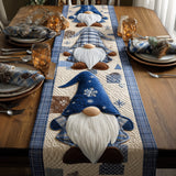 WINTER GNOMES | QUILTED TABLE RUNNER