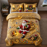 Christmas Flow 3-Piece Quilted Bedding Set GFTOPND1695